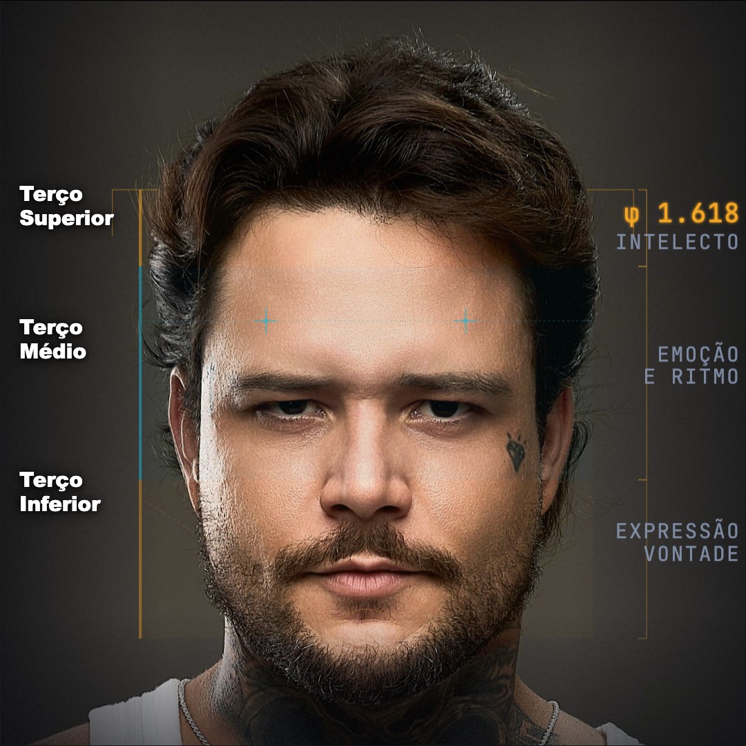 Análise de proporções faciais — Método BRUM